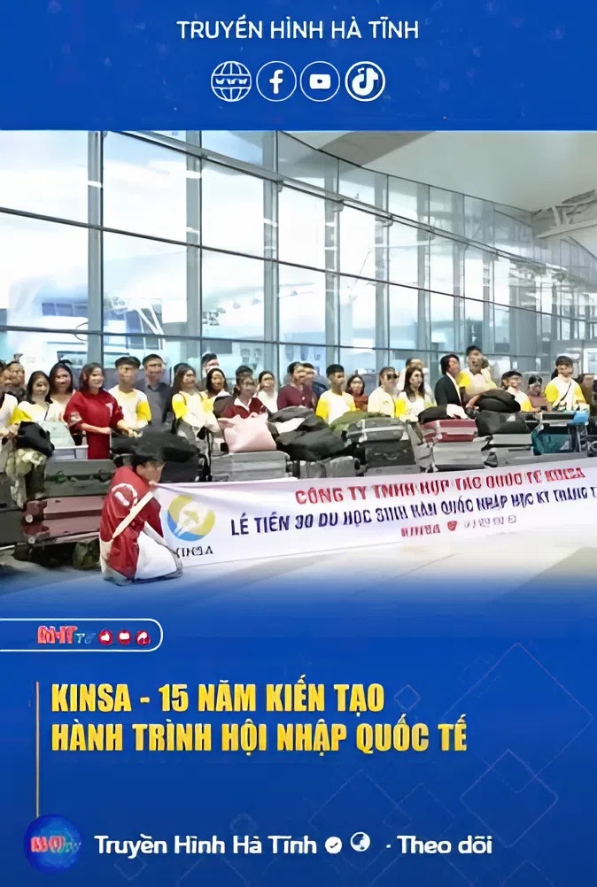 Lễ tiễn đoàn du học sinh KINSA